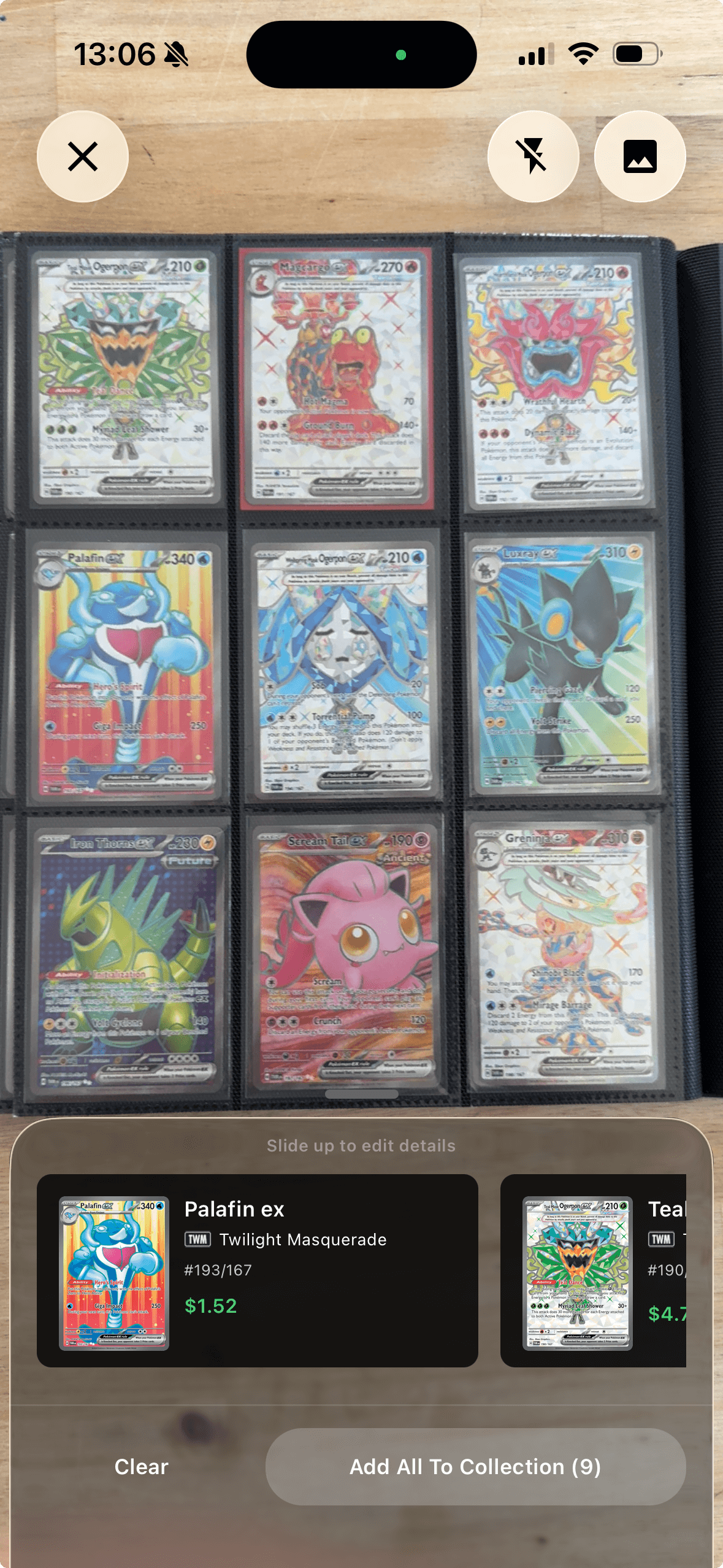 Pulio multiple cards